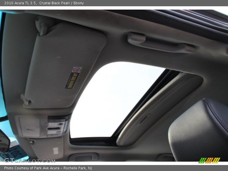 Crystal Black Pearl / Ebony 2010 Acura TL 3.5