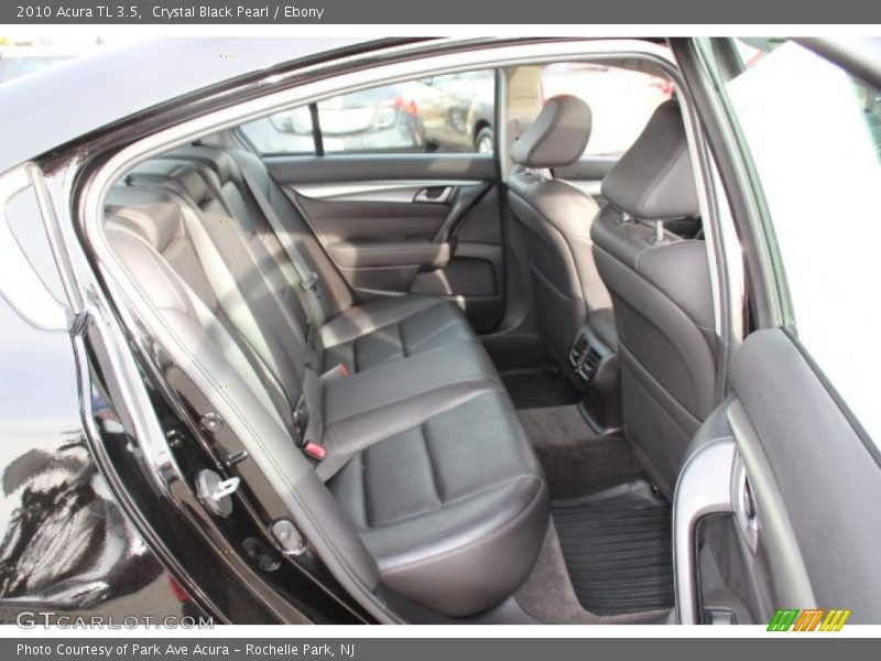 Rear Seat of 2010 TL 3.5