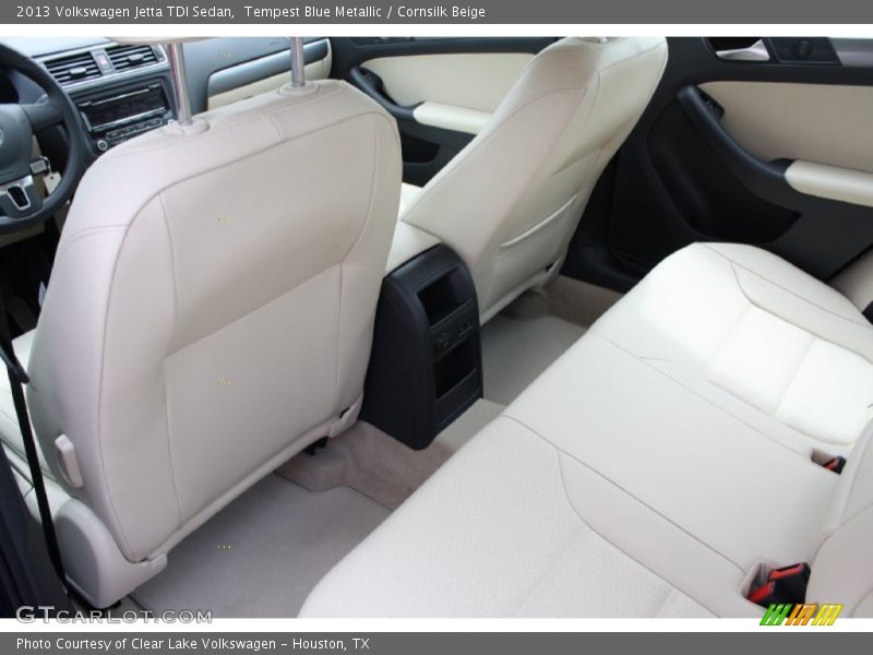 Tempest Blue Metallic / Cornsilk Beige 2013 Volkswagen Jetta TDI Sedan