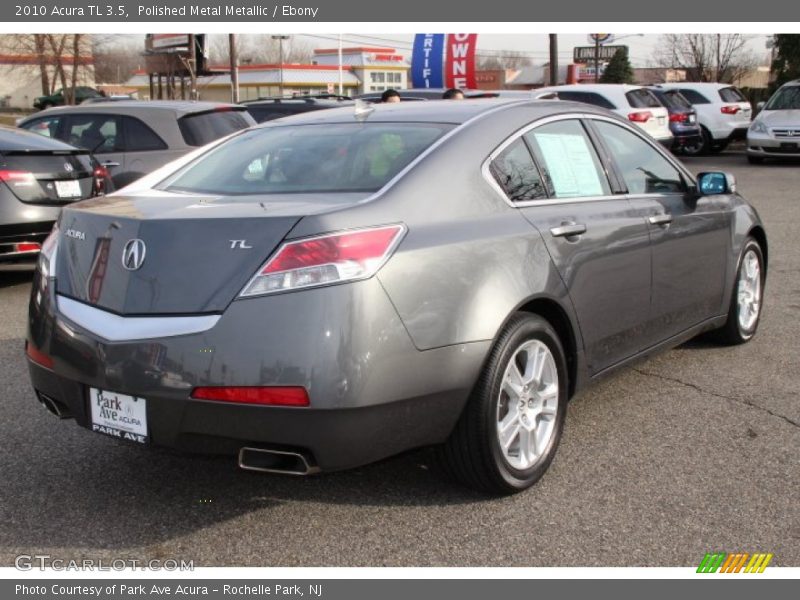 Polished Metal Metallic / Ebony 2010 Acura TL 3.5