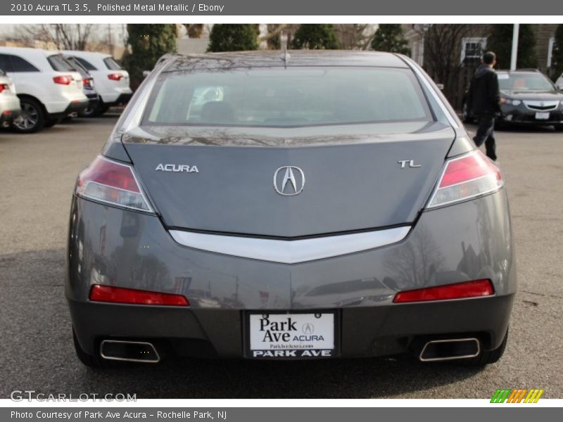 Polished Metal Metallic / Ebony 2010 Acura TL 3.5