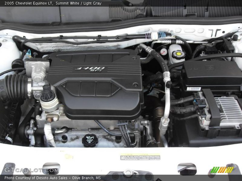 Summit White / Light Gray 2005 Chevrolet Equinox LT