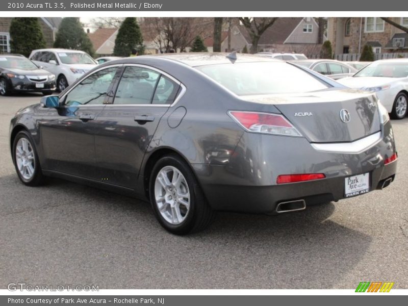 Polished Metal Metallic / Ebony 2010 Acura TL 3.5
