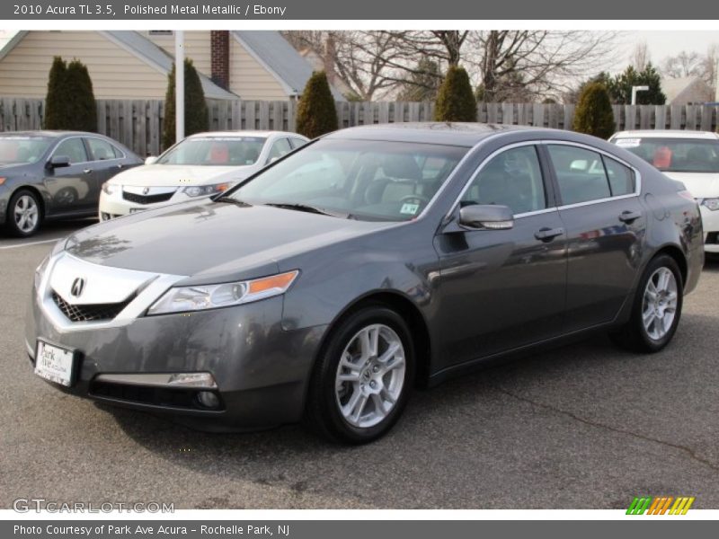 Polished Metal Metallic / Ebony 2010 Acura TL 3.5