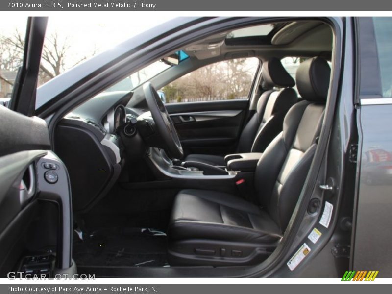 Polished Metal Metallic / Ebony 2010 Acura TL 3.5
