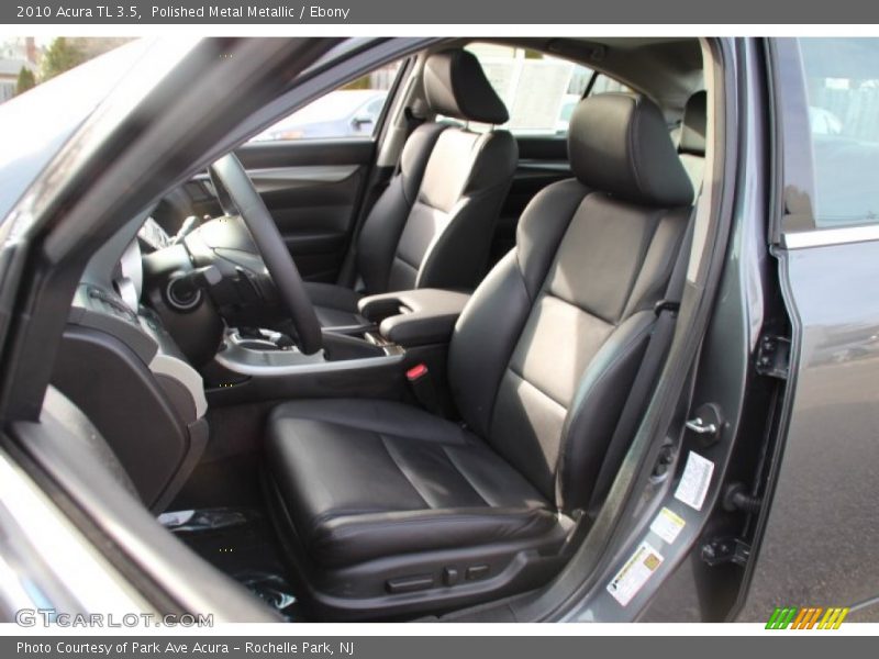 Polished Metal Metallic / Ebony 2010 Acura TL 3.5
