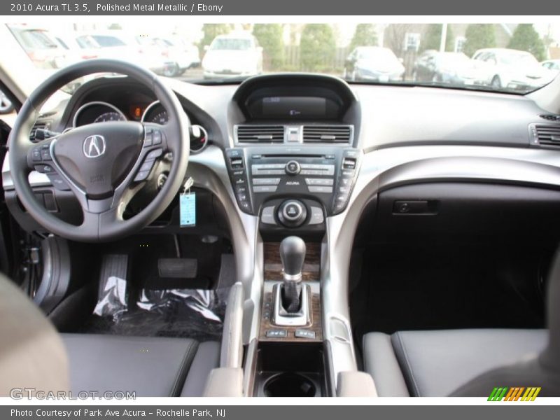 Polished Metal Metallic / Ebony 2010 Acura TL 3.5