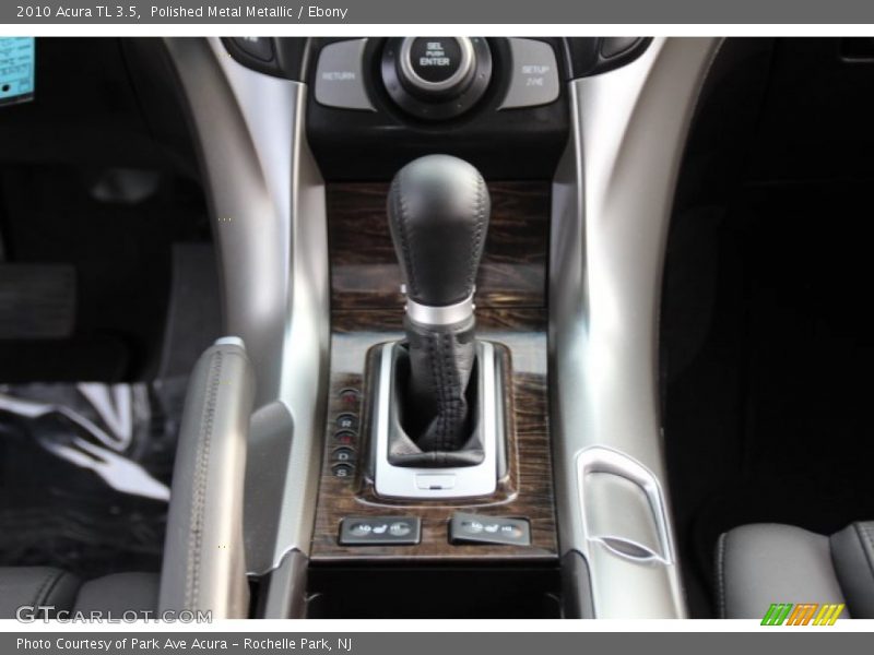 Polished Metal Metallic / Ebony 2010 Acura TL 3.5