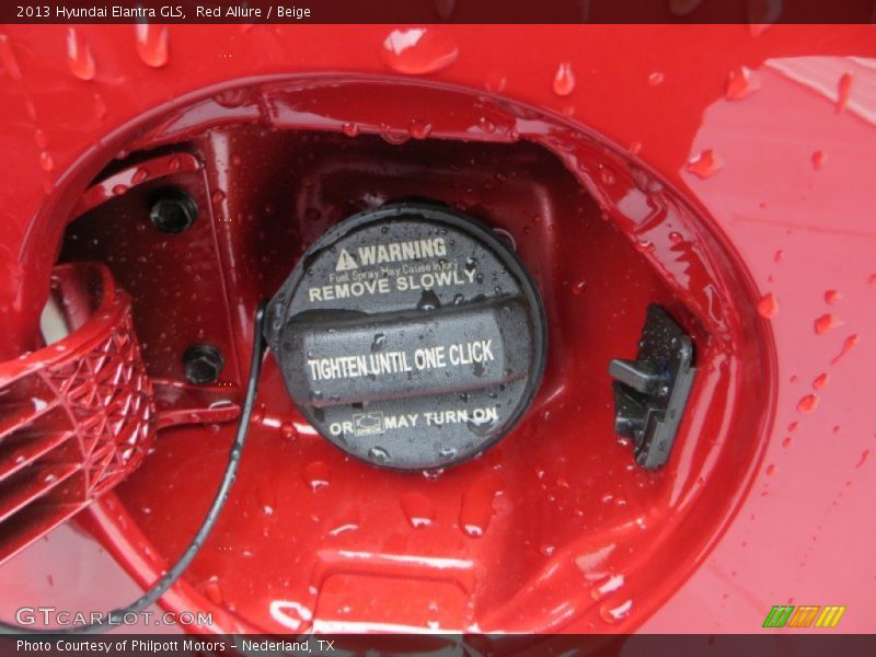 Red Allure / Beige 2013 Hyundai Elantra GLS