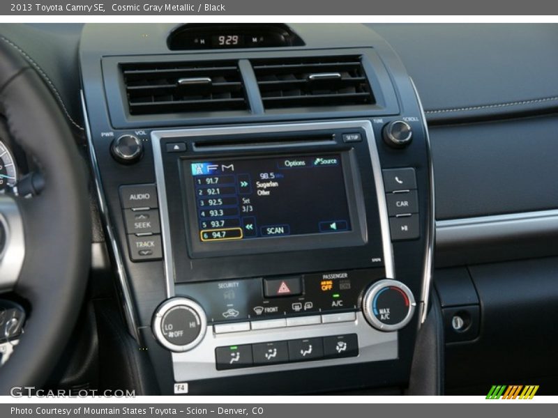 Cosmic Gray Metallic / Black 2013 Toyota Camry SE