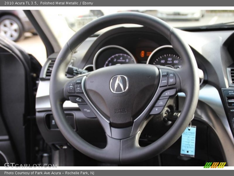 Polished Metal Metallic / Ebony 2010 Acura TL 3.5