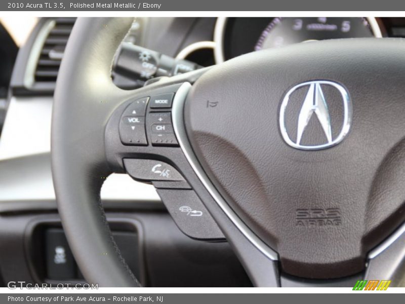 Polished Metal Metallic / Ebony 2010 Acura TL 3.5