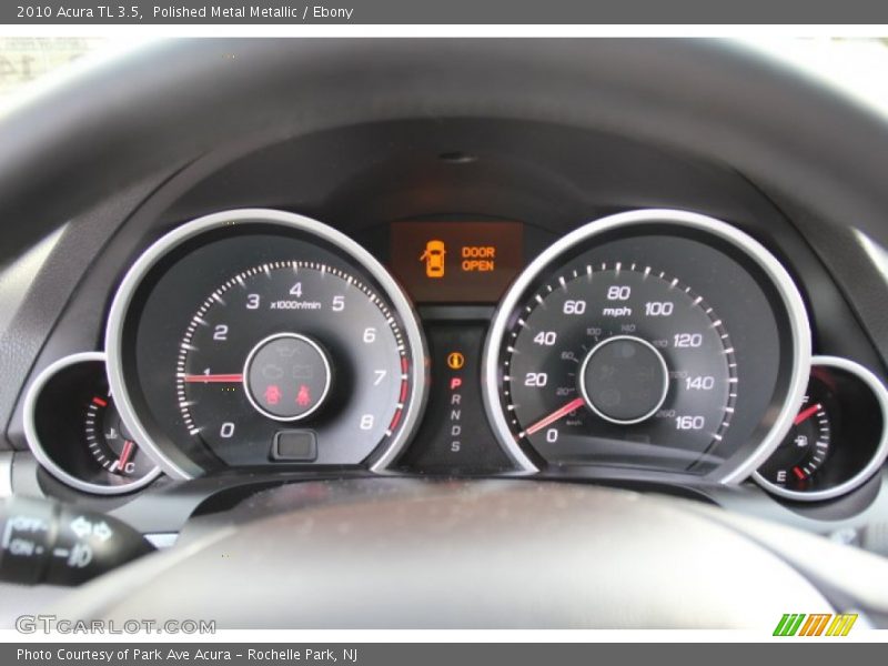 Polished Metal Metallic / Ebony 2010 Acura TL 3.5