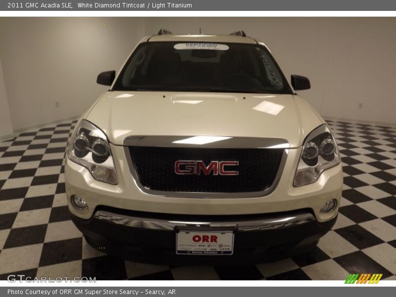 White Diamond Tintcoat / Light Titanium 2011 GMC Acadia SLE