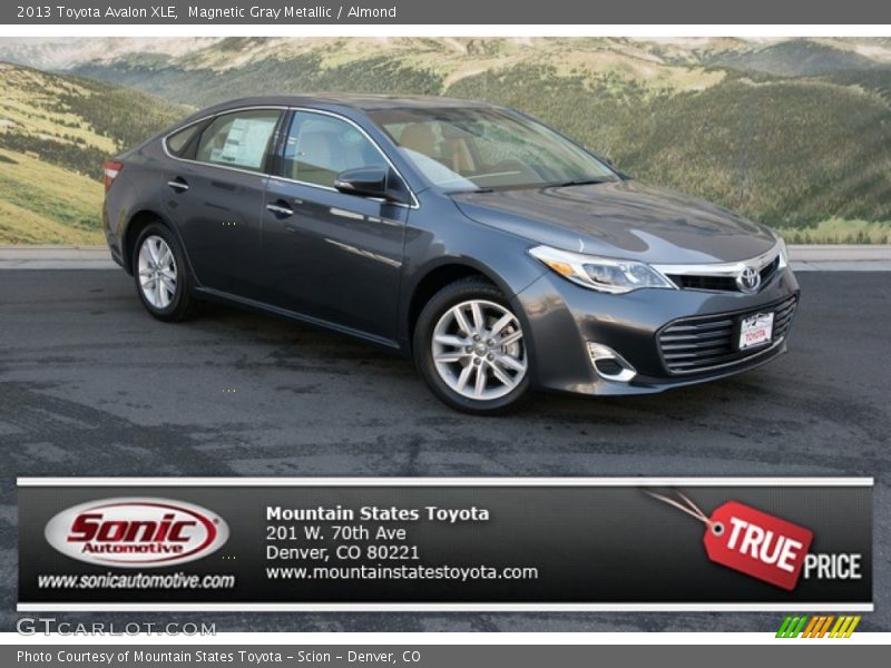 Magnetic Gray Metallic / Almond 2013 Toyota Avalon XLE