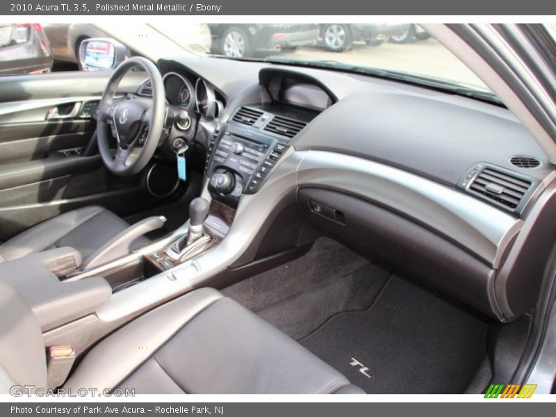 Polished Metal Metallic / Ebony 2010 Acura TL 3.5