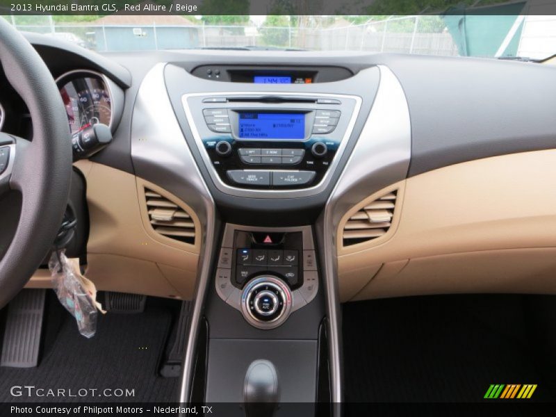 Red Allure / Beige 2013 Hyundai Elantra GLS