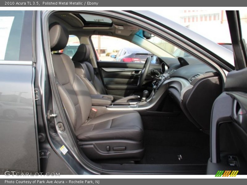 Polished Metal Metallic / Ebony 2010 Acura TL 3.5