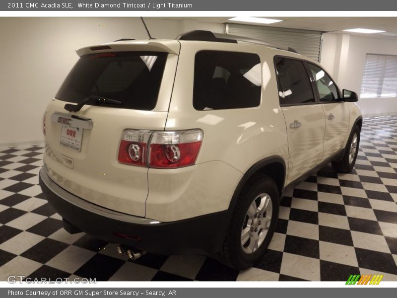 White Diamond Tintcoat / Light Titanium 2011 GMC Acadia SLE