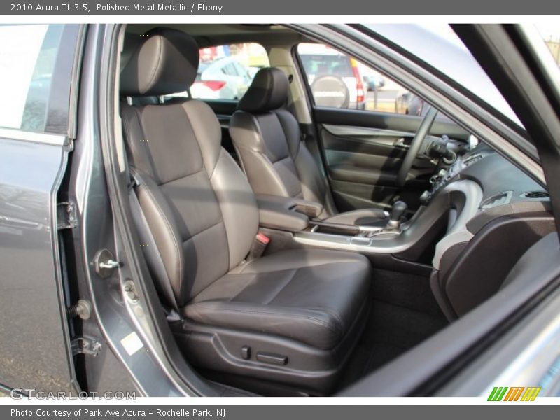 Polished Metal Metallic / Ebony 2010 Acura TL 3.5