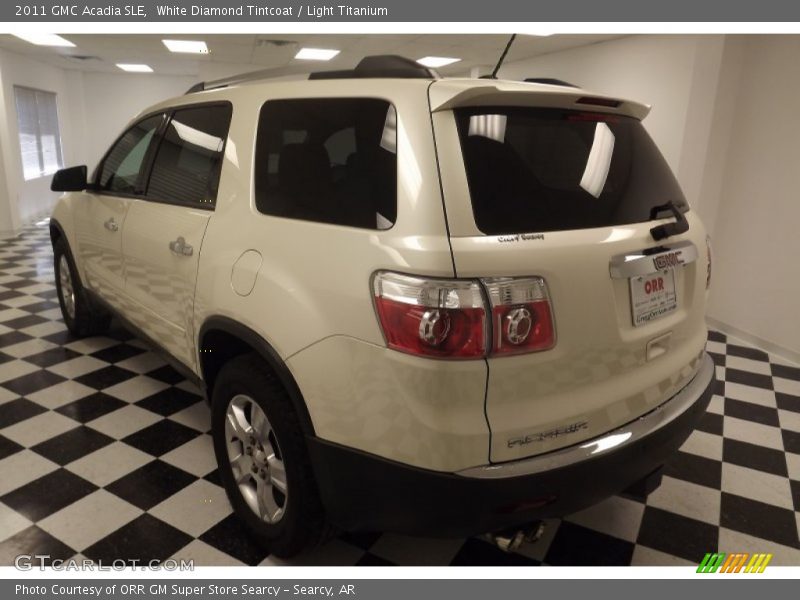 White Diamond Tintcoat / Light Titanium 2011 GMC Acadia SLE