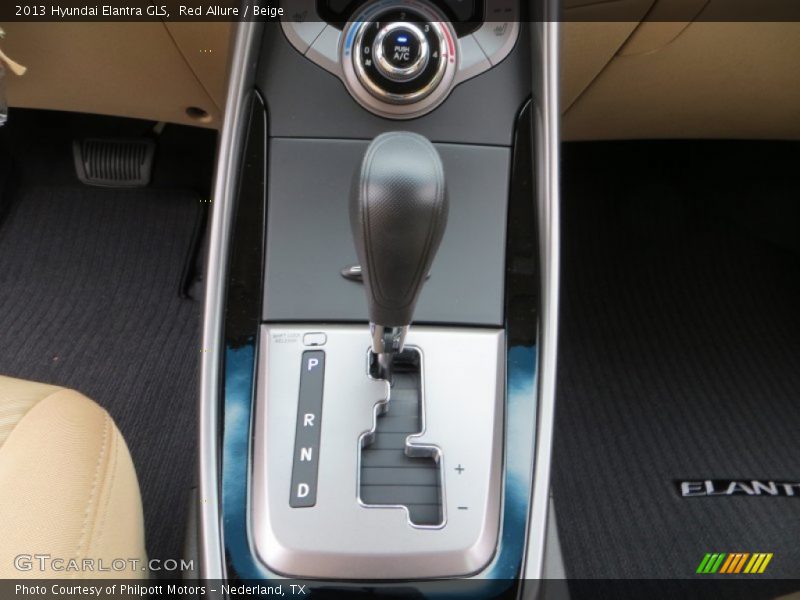 Red Allure / Beige 2013 Hyundai Elantra GLS