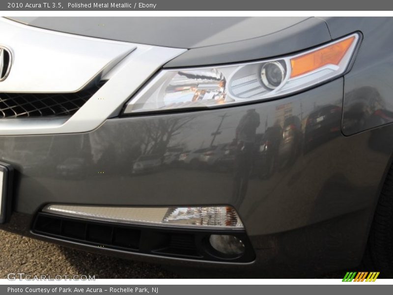 Polished Metal Metallic / Ebony 2010 Acura TL 3.5