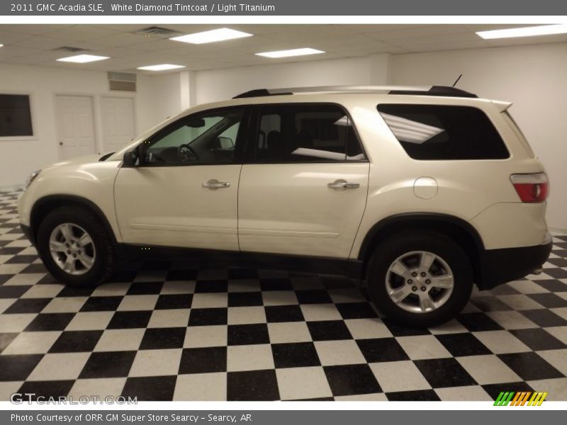 White Diamond Tintcoat / Light Titanium 2011 GMC Acadia SLE