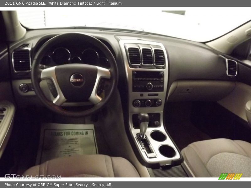 White Diamond Tintcoat / Light Titanium 2011 GMC Acadia SLE
