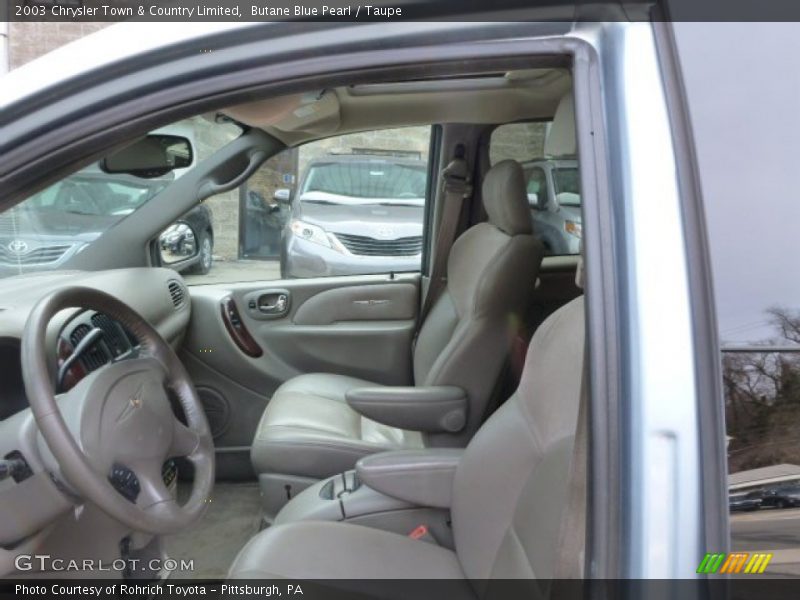 Butane Blue Pearl / Taupe 2003 Chrysler Town & Country Limited