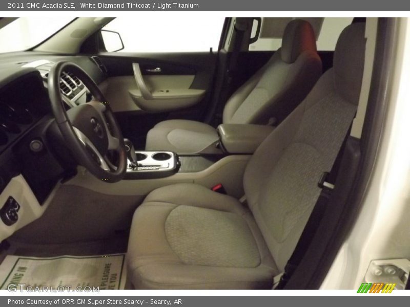 White Diamond Tintcoat / Light Titanium 2011 GMC Acadia SLE