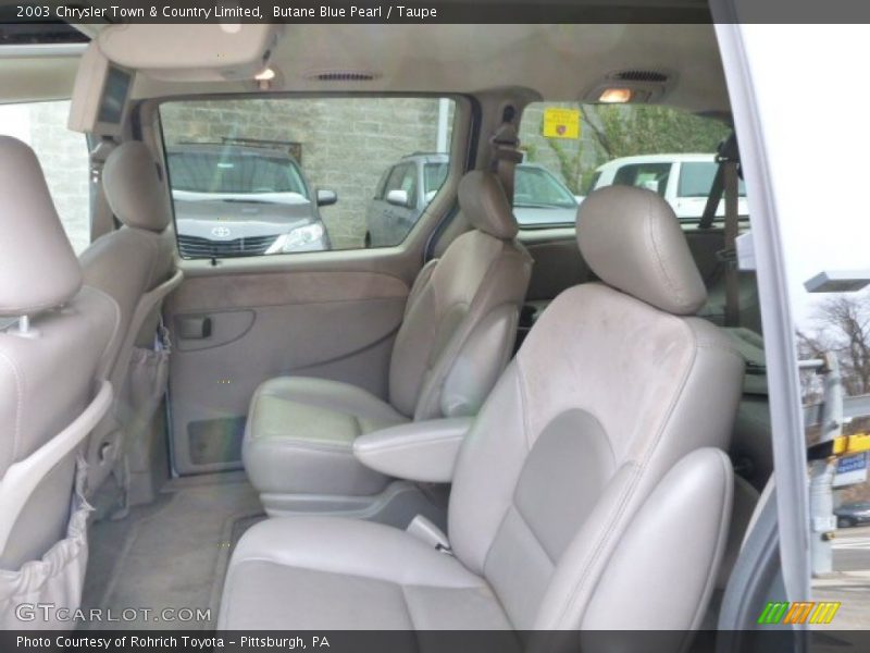 Butane Blue Pearl / Taupe 2003 Chrysler Town & Country Limited