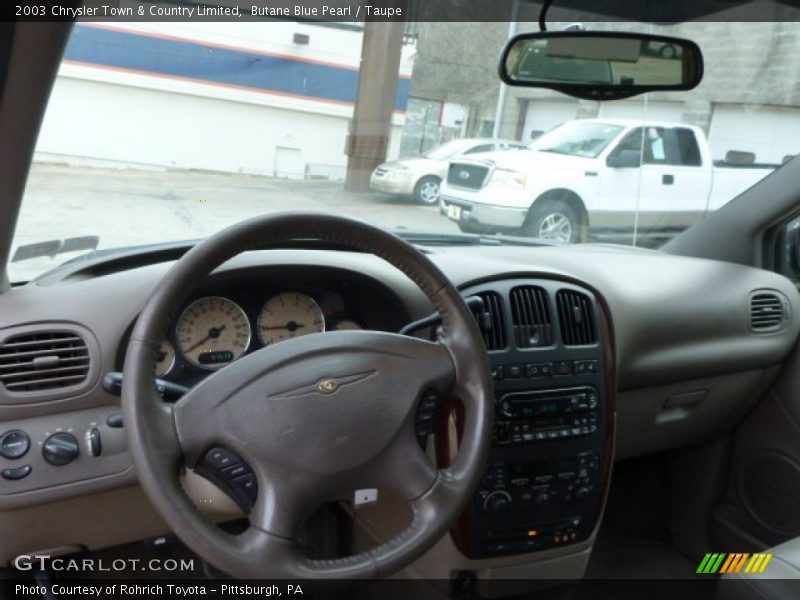 Butane Blue Pearl / Taupe 2003 Chrysler Town & Country Limited