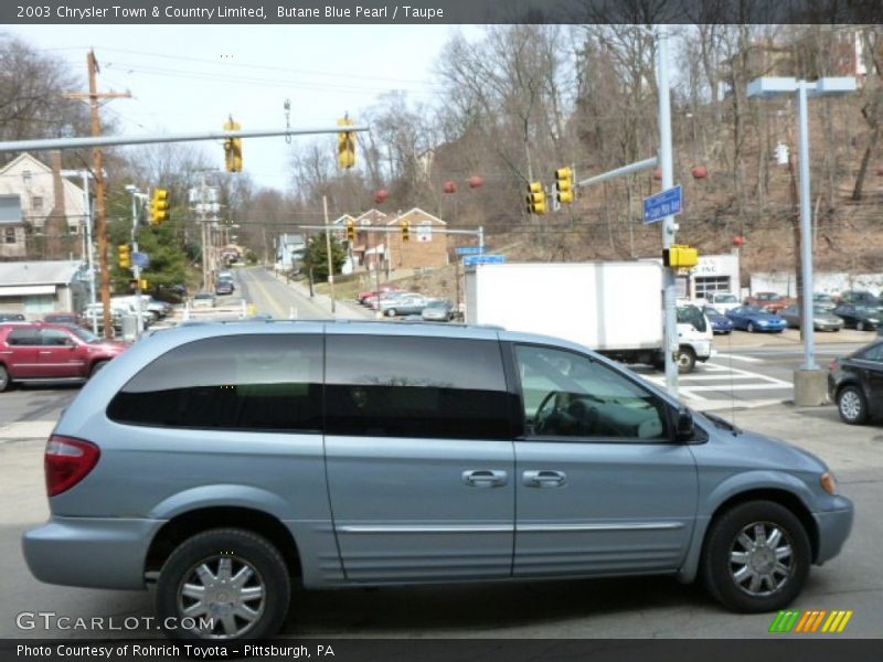 Butane Blue Pearl / Taupe 2003 Chrysler Town & Country Limited