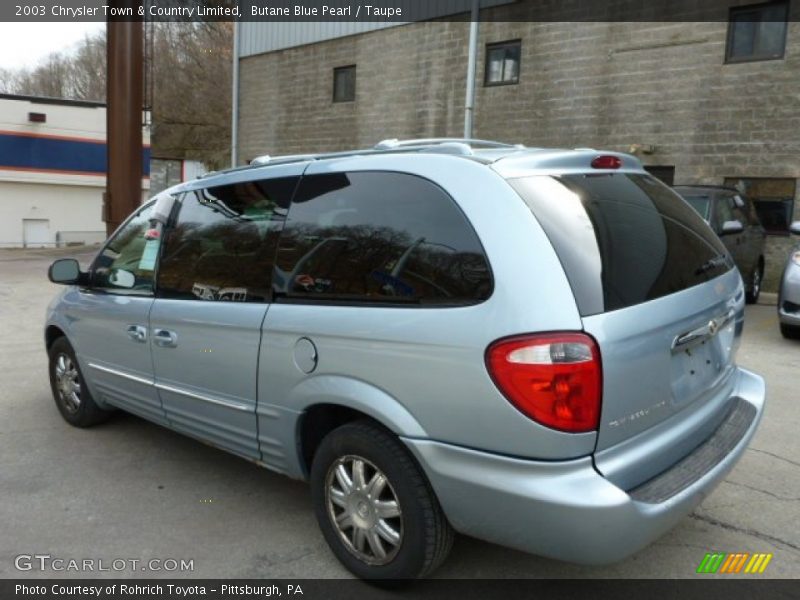 Butane Blue Pearl / Taupe 2003 Chrysler Town & Country Limited