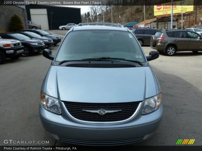 Butane Blue Pearl / Taupe 2003 Chrysler Town & Country Limited