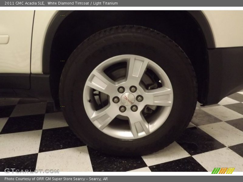 White Diamond Tintcoat / Light Titanium 2011 GMC Acadia SLE
