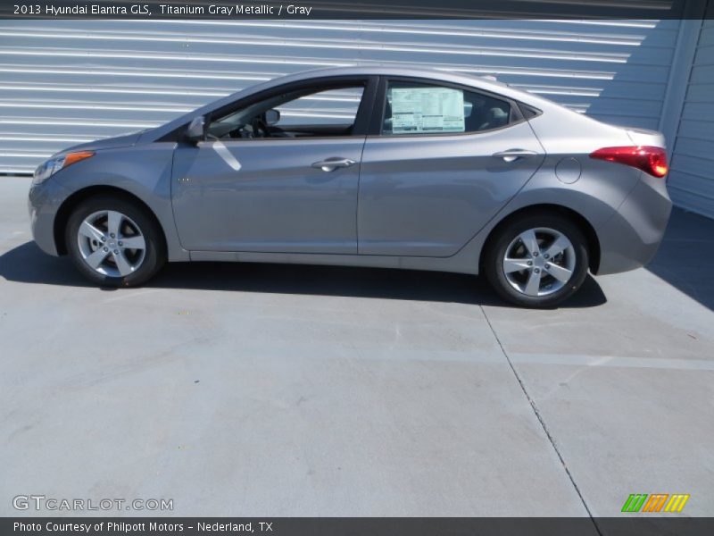 Titanium Gray Metallic / Gray 2013 Hyundai Elantra GLS