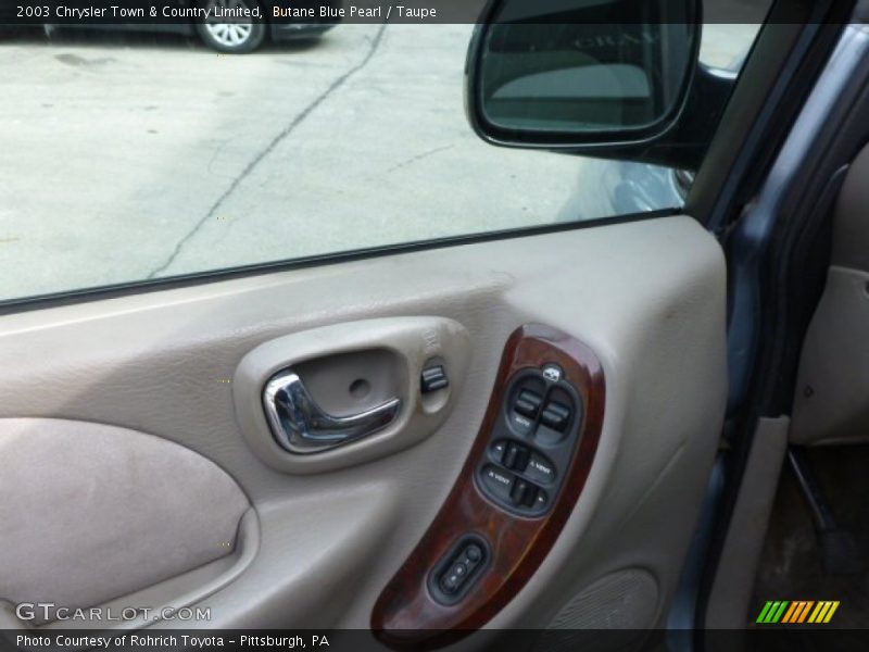 Butane Blue Pearl / Taupe 2003 Chrysler Town & Country Limited