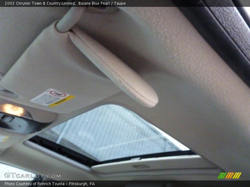 Butane Blue Pearl / Taupe 2003 Chrysler Town & Country Limited