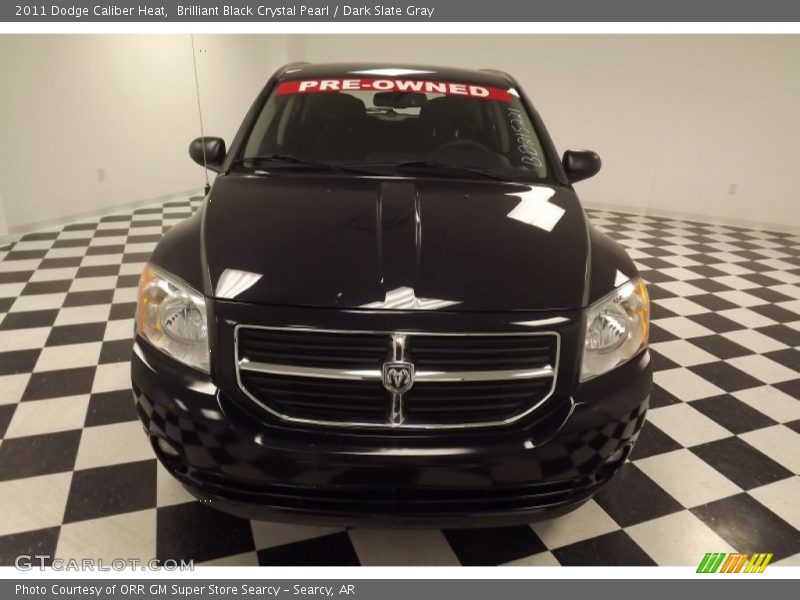 Brilliant Black Crystal Pearl / Dark Slate Gray 2011 Dodge Caliber Heat