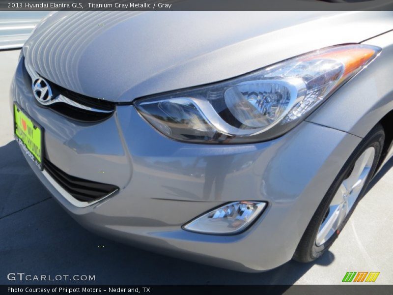 Titanium Gray Metallic / Gray 2013 Hyundai Elantra GLS