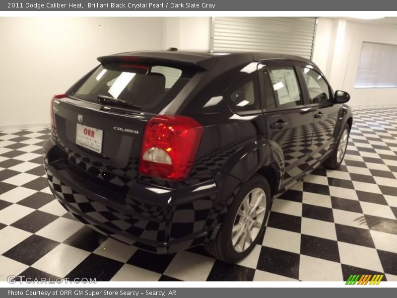 Brilliant Black Crystal Pearl / Dark Slate Gray 2011 Dodge Caliber Heat