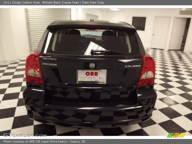 Brilliant Black Crystal Pearl / Dark Slate Gray 2011 Dodge Caliber Heat