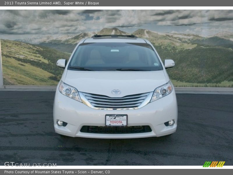 Super White / Bisque 2013 Toyota Sienna Limited AWD