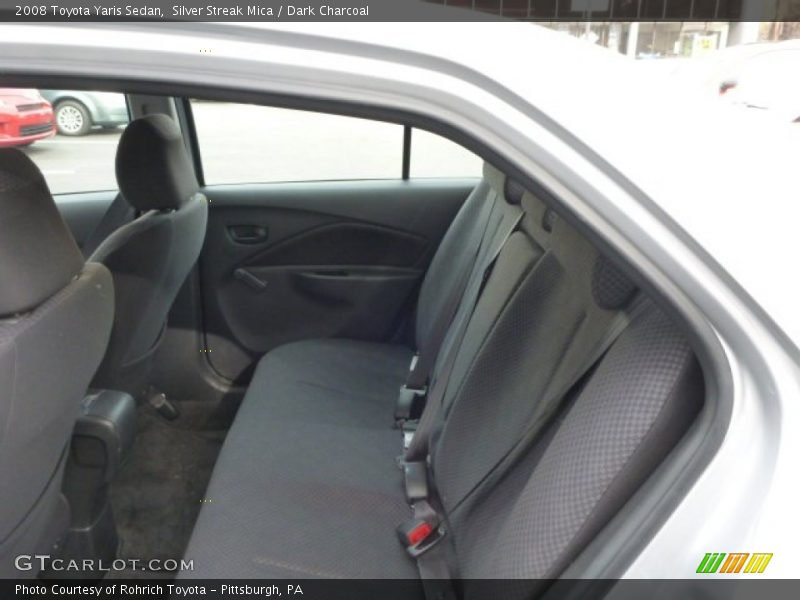 Silver Streak Mica / Dark Charcoal 2008 Toyota Yaris Sedan