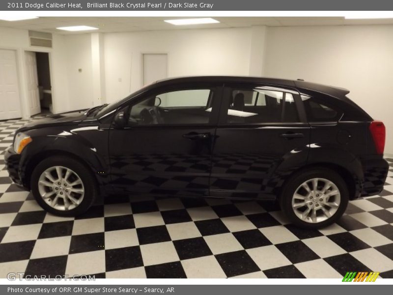 Brilliant Black Crystal Pearl / Dark Slate Gray 2011 Dodge Caliber Heat