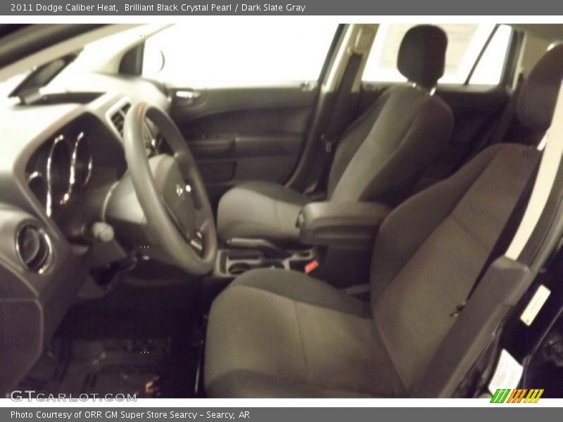 Brilliant Black Crystal Pearl / Dark Slate Gray 2011 Dodge Caliber Heat