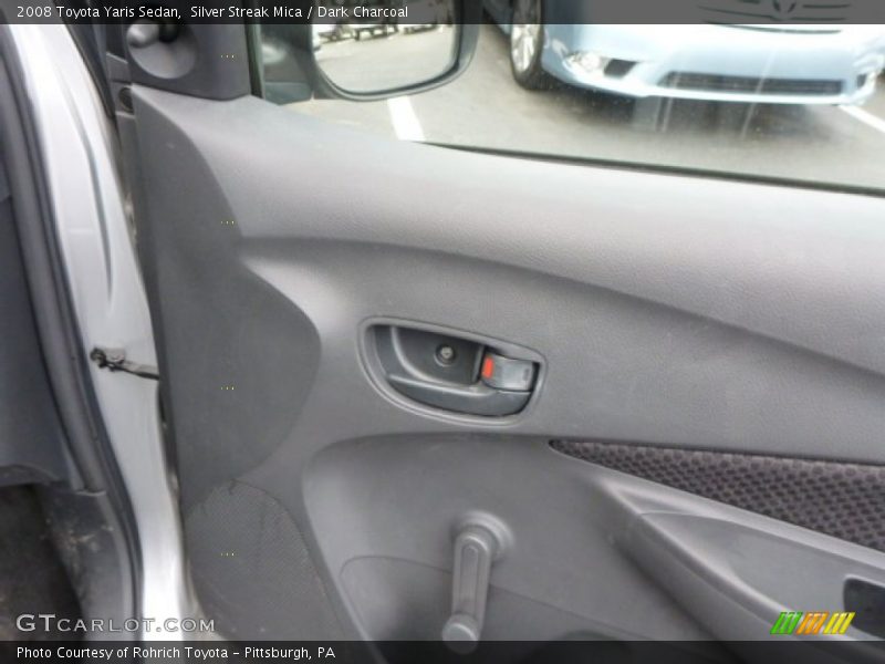 Silver Streak Mica / Dark Charcoal 2008 Toyota Yaris Sedan