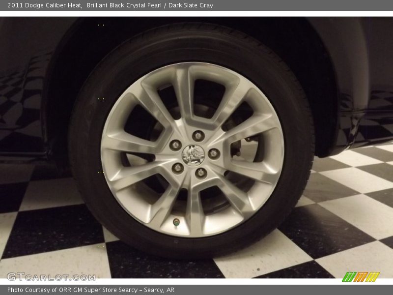 Brilliant Black Crystal Pearl / Dark Slate Gray 2011 Dodge Caliber Heat